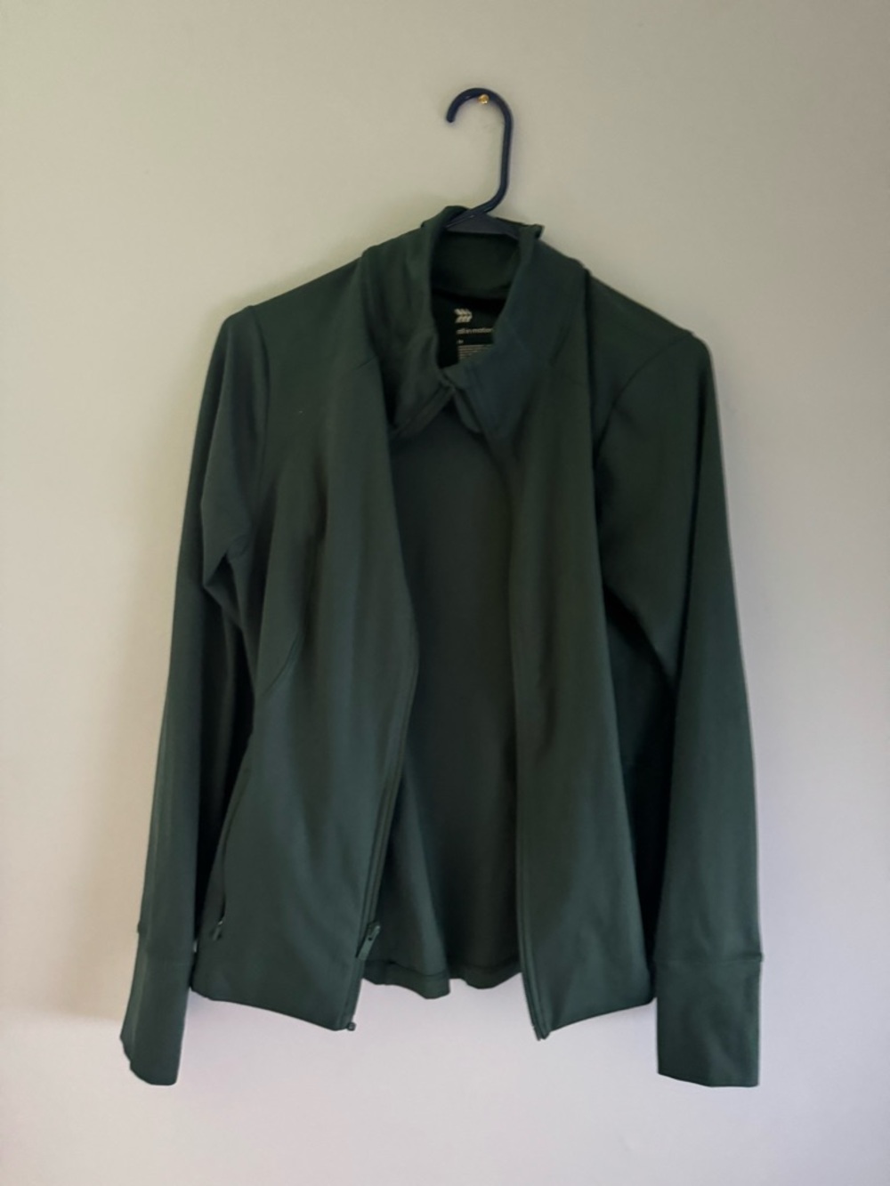 all in motion Dark Green Full-Zip Utility Jacket
